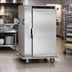Thumbnail image #3 for Halo Heat 128-Plate Stainless Steel Mobile Hot Holding Banquet Cart