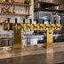 Thumbnail image #2 for Perlick 4006-24BTF Bridge Tee 24-Faucet Glycol-Cooled Draft Beer Tower with Tarnish-Free Brass Finish