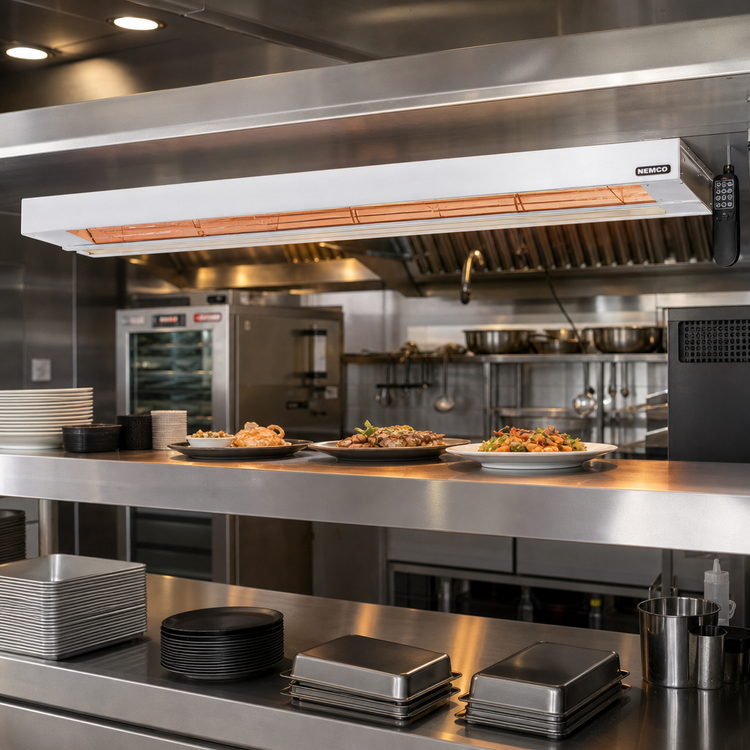 Product image #2 for Nemco 60-Inch Single Remote-Controlled Infrared Strip Heater, 208V, Unlighted
