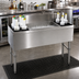 Thumbnail image #2 for Advance Tabco Prestige Supreme 54-Inch Stainless Steel Bar Ice Chest with Dual Bottle Wells, 85 lb Capacity