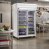 Thumbnail image #2 for Howard-McCray One-Section Glass Door Refrigerator Merchandiser, 22 Cu. Ft., Top Mount, White