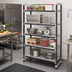 Thumbnail image #2 for Cambro Camshelving Elements XTRA 5-Tier Solid Stationary Starter Polymer Shelving Unit, 18