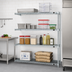 Thumbnail image #2 for EAGLEbrite 4-Tier Add-On Wire Shelving Unit, 72-Inch W x 24-Inch D x 63-Inch H, Zinc Finish