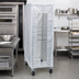 Thumbnail image #2 for Winco Heavy Duty Full-Height Sheet Pan Rack Cover with Window, Translucent White