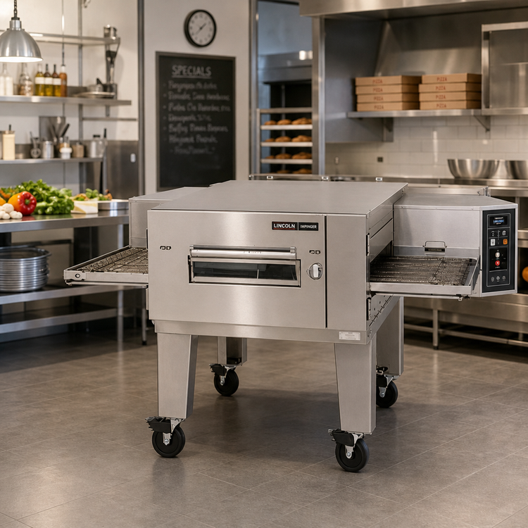 Product image #2 for Lincoln Impinger Low Profile Propane Single-Deck Conveyor Pizza Oven