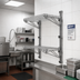 Thumbnail image #2 for Eagle Group Valu-Gard Adjustable Post Wire Wall Mount Mid Unit for 24-Inch Shelves
