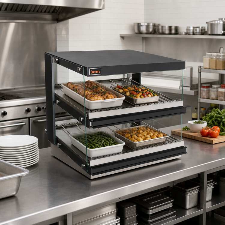 Product image #2 for Sierra SHDM-44PT 44-Inch Countertop Pass-Through Heated Display Merchandiser