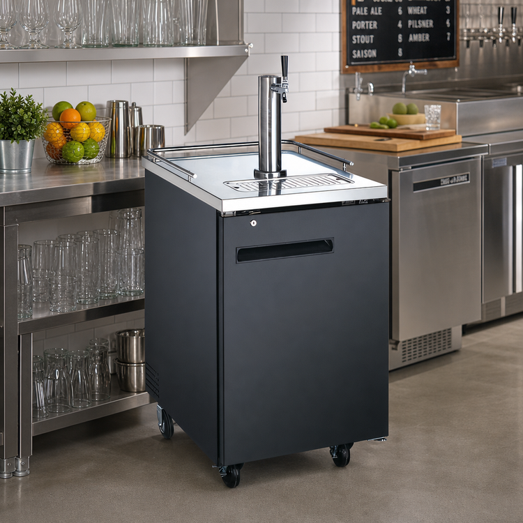 Product image #2 for 24-Inch Wide One-Section Draft Beer Cooler/Kegerator with 1 Dispenser, 6.5 Cu. Ft., 1/2 Keg Capacity