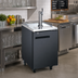 Thumbnail image #2 for 24-Inch Wide One-Section Draft Beer Cooler/Kegerator with 1 Dispenser, 6.5 Cu. Ft., 1/2 Keg Capacity