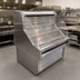 Thumbnail image #2 for Howard-McCray 35E Series Curved Glass Remote Open Merchandiser, 39-Inch Wide, Stainless Steel, LED Top