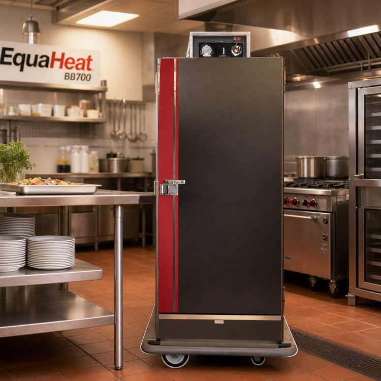 Product image #2 for EquaHeat BB700 Mobile Insulated Banquet Holding Cabinet, Single Door, 60 Covered Plate Capacity