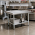 Thumbnail image #2 for BlendPort® 36-Inch x 30-Inch Stainless Steel Equipment Stand with Adjustable Undershelf