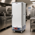 Thumbnail image #2 for Metro C5 3 Series Full-Height Low-Watt Heated Holding Cabinet with Gray Insulation Armour, Solid Door, Universal Wire Slides, and Casters