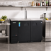 Thumbnail image #2 for Everest Refrigeration Two-Section Back Bar & Direct Draw Keg Refrigerator Combo, 20 Cu. Ft., Single Faucet