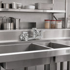 Thumbnail image #2 for Fisher 24450 Wall-Mount Service Sink Faucet with 3" Rigid Spout, Atmospheric Vacuum Breaker, and Polished Chrome Finish