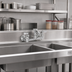 Thumbnail image #2 for Fisher Service Sink Faucet with Short Spout and Atmospheric Vacuum Breaker