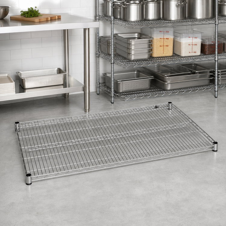 Product image #2 for Metro Super Erecta 60-Inch x 24-Inch Stainless Steel Open Wire Shelf