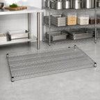 Thumbnail image #2 for Metro Super Erecta 2460NS 60 x 24 Inch Stainless Steel Open Wire Shelf