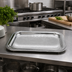 Thumbnail image #2 for 20 x 14 Inch Rectangular Chrome-Plated Serving Tray with Gadroon Edge