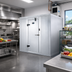 Thumbnail image #2 for AmeriKooler Outdoor Quick Ship Floorless Walk-In Cooler with Bohn Remote R-448A Refrigeration, 6' x 10'