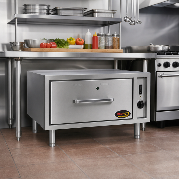 Product image #2 for RedHots Freestanding Narrow-Width 1-Drawer Heated Warming Drawer, 240V