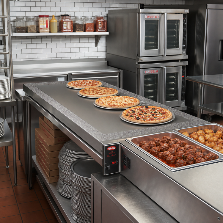 Product image #2 for Hatco Glo-Ray Built-In Heated Shelf with Flush Top, 49-1/2 x 21-Inch Surface, 120V