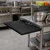Thumbnail image #2 for Maximizer™ Food Bar End Shelf, Drop-Down Style, Black Polyethylene, 17-5/8 x 25 x 1-5/8 Inches