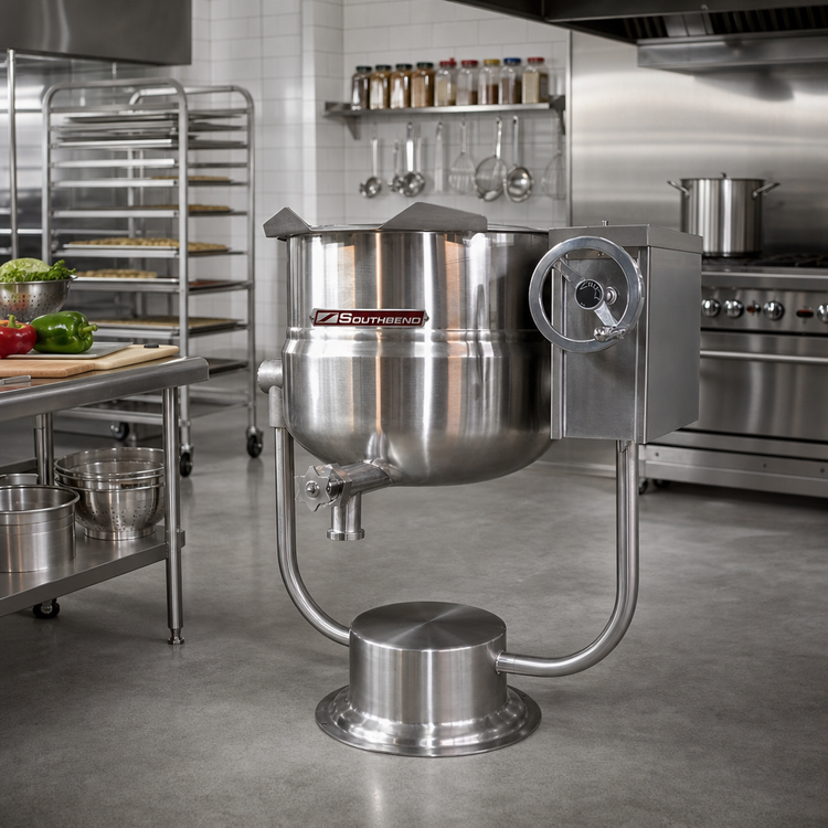Product image #2 for Southbend Steam 60 Gallon Direct Steam Tilting Kettle