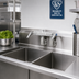Thumbnail image #2 for T&S Brass Splash-Mounted Faucet Base, 4-Inch Centers, Lever Handles, Low-Lead