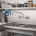 Thumbnail image #2 for Serv-Ware Wall Mount Commercial Faucet with 8-Inch Centers and 10-Inch Swing Spout