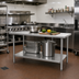 Thumbnail image #2 for Mixrite 48-Inch x 30-Inch 18/430 Stainless Steel Work Table with Adjustable Undershelf