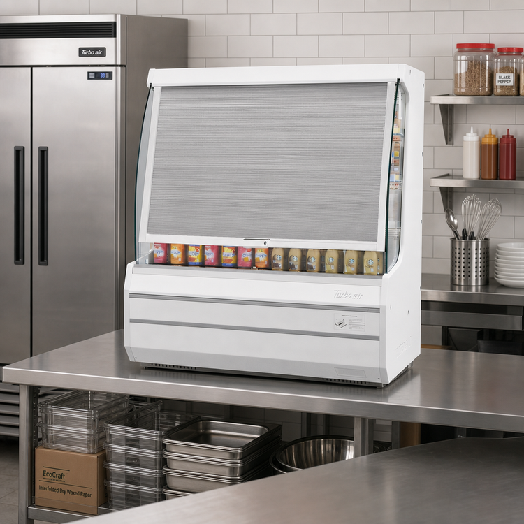 Product image #2 for Turbo Air SC-50MW Security Cover for TOM-50 Series Tabletop Merchandisers