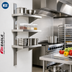 Thumbnail image #2 for Eagle Group NSF Stainless Steel 72-Inch Wall-Mounted Cantilever Shelving Standard Upright
