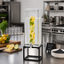 Thumbnail image #2 for Cal-Mil Milo Square 3 Gallon Infusion Beverage Dispenser with Clear Polycarbonate Chamber, Black