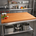 Thumbnail image #2 for Boos Block American Cherry Edge Grain Kitchen Countertop, 48 x 48 x 1-3/4 Inch, Penetrating Oil Finish