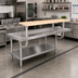 Thumbnail image #2 for Advance Tabco 72-Inch Adjustable Stainless Steel Plate Shelf for Equipment Stands