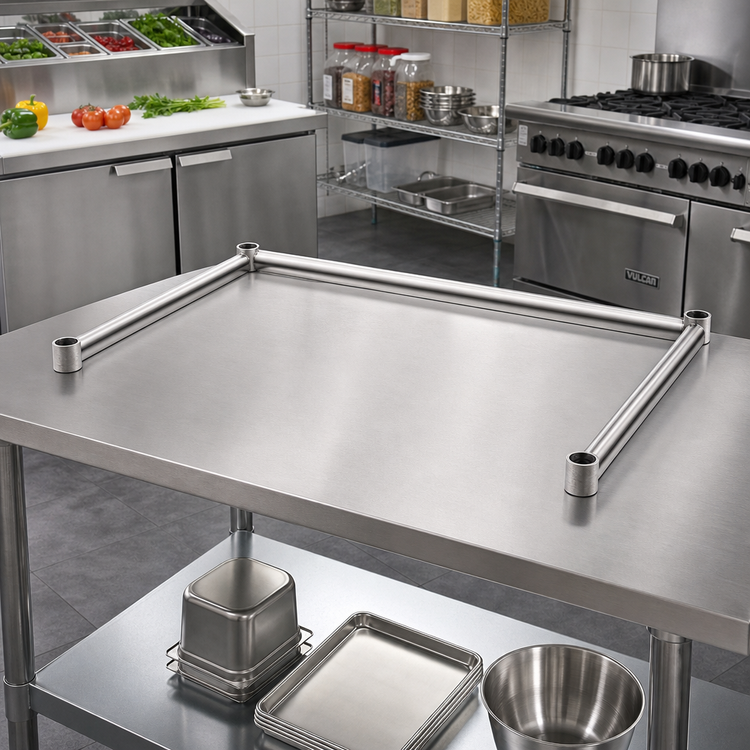 Product image #2 for Eagle Group 3-Sided Stainless Steel Channel Frame, 48 x 24 Inches