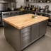 Thumbnail image #2 for John Boos Boos Block Northern Hard Rock Maple Blended Edge Grain Kitchen Countertop, 48 x 32 x 1-1/2 Inch, Varnique Finish