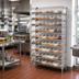 Thumbnail image #2 for Quantum Stationary Bin Wire Shelving System with 12 Shelves and 88 Clear Bins, 36