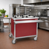 Thumbnail image #2 for Eagle Group Director's Choice Mobile Heated Cup/Saucer Dispenser with Holly Berry Red Panels