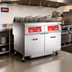 Thumbnail image #3 for Vulcan 2ER85DF 42-Inch Electric Floor Fryer with 2-Battery Configuration and 85 lb. Vat Capacity