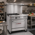 Thumbnail image #2 for Southbend Ultimate 36-Inch Gas Restaurant Range with 4 Non-Clog Open Burners, 12-Inch Griddle and Standard Oven