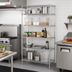 Thumbnail image #2 for Metro Super Erecta 48-Inch Wide x 18-Inch Deep x 74-Inch High 5-Shelf Chrome Plated Starter Wire Shelving Unit