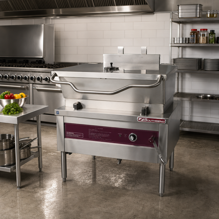 Product image #2 for Southbend Steam BGLM-30 30-Gallon Gas Tilting Skillet with Manual Tilt