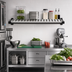 Thumbnail image #2 for Cambro Camshelving Elevation Series 21 x 24-Inch Vented Wall Shelf Kit, Brushed Graphite