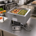Thumbnail image #2 for Delfield Drop-In Hot/Cold Food Well, 30-3/4 Inch, 2-Pan Size for 12 x 20-Inch Pans, Self-Contained Refrigeration