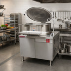 Thumbnail image #2 for Crown DMS-30 30 Gallon Direct Steam Stationary Kettle, 2/3 Jacketed