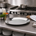 Thumbnail image #2 for 12-Inch Oval Mirror Aluminum Sizzle Platter
