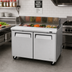 Thumbnail image #2 for Turbo Air M3 Series 48.25-Inch Wide Sandwich/Salad Prep Table, 2-Section, 12-Pan, Rear-Mount Self-Contained Refrigeration
