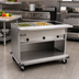Thumbnail image #2 for Eagle Spec-Master Portable Electric Hot Food Table with 2 12 x 20 Inch Wet/Dry Wells, Open Base, 35-3/4 Inch Wide
